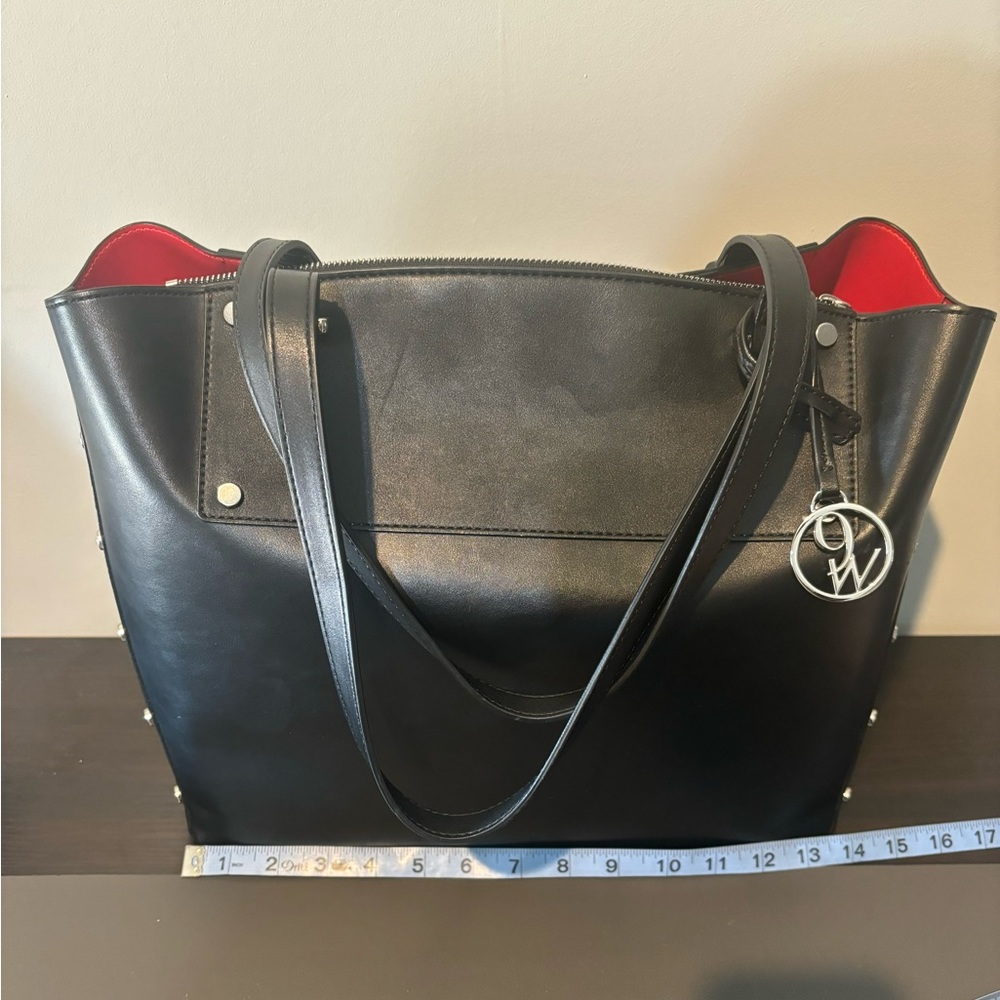 Nine West Black Tote Bag. 13.5 x 5.5